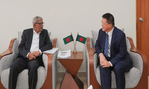 স্থানীয় সরকার মন্ত্রীর সঙ্গে চীনের রাষ্ট্রদূতের সৌজন্য সাক্ষাৎ