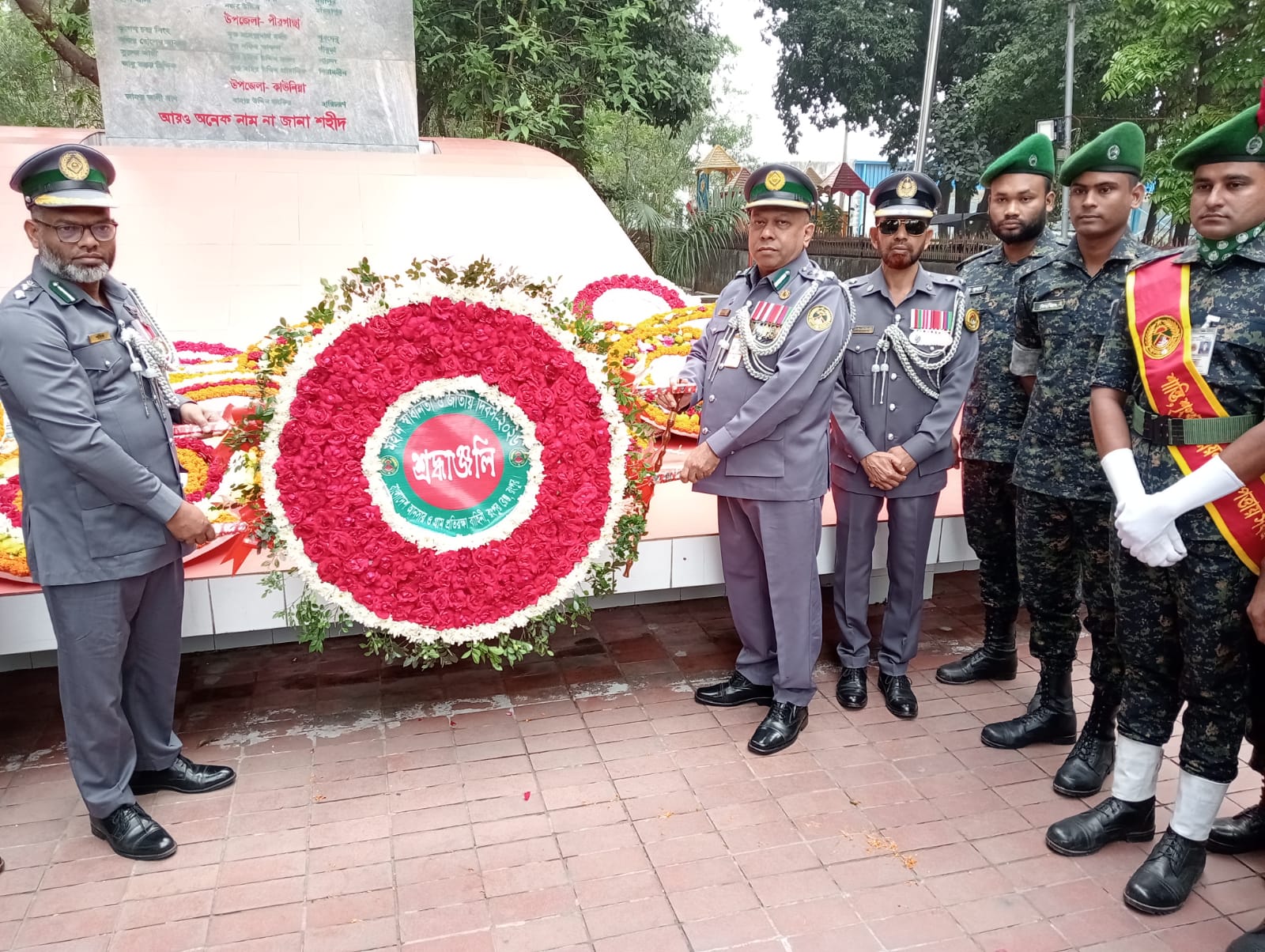 রংপুরে আনসার-ভিডিপির উদ্যোগে মহান স্বাধীনতা ও জাতীয় দিবস পালন