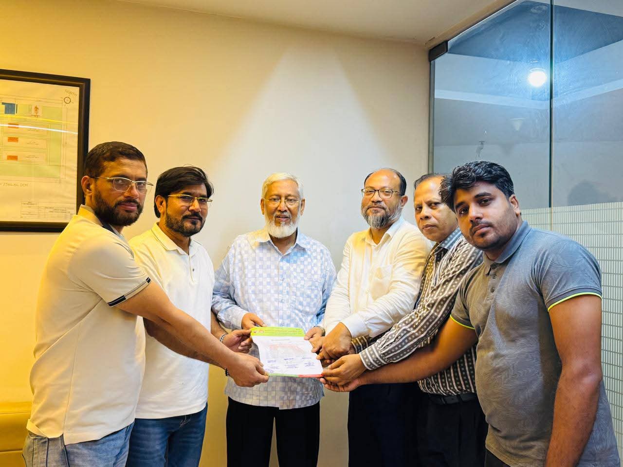 খুলনা মহানগরে জাতীয়তাবাদী পেশাজীবি দলের কমিটি হস্তান্তর